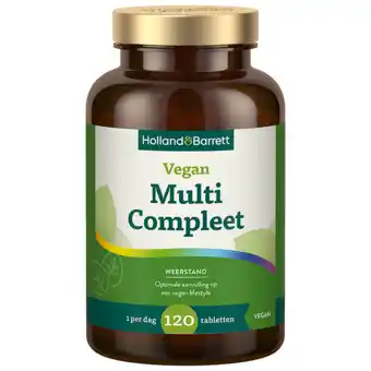 Holland & Barrett Holland & Barrett Vegan Multi Compleet - 120 tabletten aanbieding
