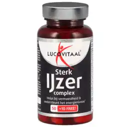 Holland & Barrett Lucovitaal Sterk IJzer Complex - 60 tabletten aanbieding
