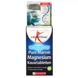 Holland & Barrett Lucovitaal Pure Marine Magnesium (30 Kauwtabletten) aanbieding