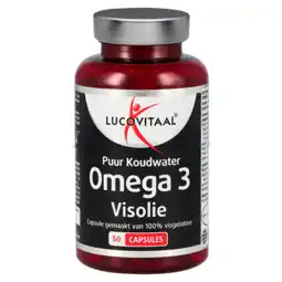 Holland & Barrett Lucovitaal Puur Omega 3 Koudwater Visolie (50 Capsules) aanbieding