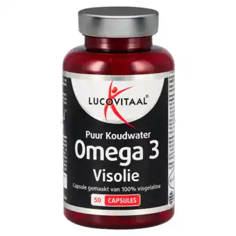 Holland & Barrett Lucovitaal Puur Omega 3 Koudwater Visolie (50 Capsules) aanbieding