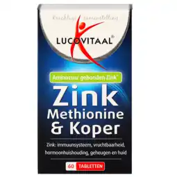 Holland & Barrett Lucovitaal Zink - Methionine & Koper (60 Tabletten) aanbieding