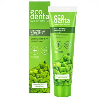 Holland & Barrett Ecodenta Tandpasta Whitening Anti Coffee & Tobacco - 100ml aanbieding