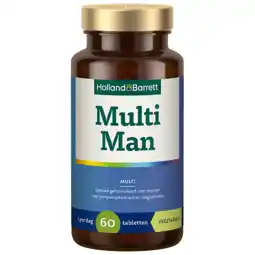 Holland & Barrett Holland & Barrett Multi Man - 60 tabletten aanbieding