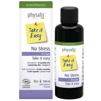 Holland & Barrett Physalis Massageolie No Stress - 100ml aanbieding