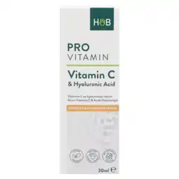 Holland & Barrett Holland & Barrett Vitamin C + Hyaluronic Acid Serum - 30ml aanbieding