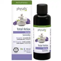 Holland & Barrett Physalis Massageolie Total Relax - 100ml aanbieding