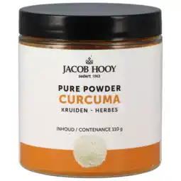 Holland & Barrett Jacob Hooy Curcuma Longa Poeder (110gr) aanbieding