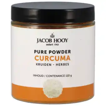 Holland & Barrett Jacob Hooy Curcuma Longa Poeder (110gr) aanbieding