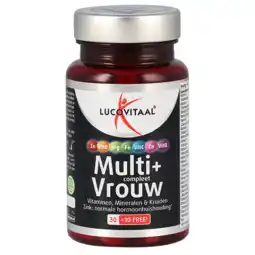 Holland & Barrett Lucovitaal Multi+ Compleet Vrouw (40 Tabletten) aanbieding