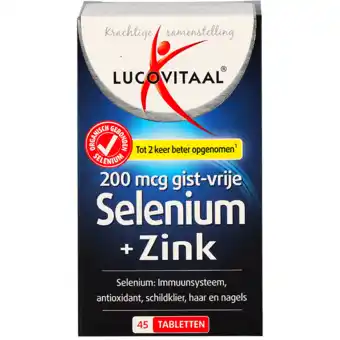 Holland & Barrett Lucovitaal Selenium Zink (45 Tabletten) aanbieding