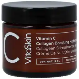 Holland & Barrett VitaSkin Vitamine C Collageen Boosting Night Cream - 60ml aanbieding