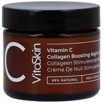 Holland & Barrett VitaSkin Vitamine C Collageen Boosting Night Cream - 60ml aanbieding