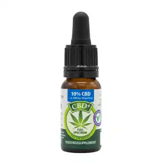 Holland & Barrett Jacob Hooy CBD Olie 10% (10ml) aanbieding
