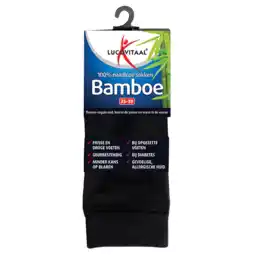Holland & Barrett Lucovitaal Bamboe Sokken Zwart 39-42 aanbieding