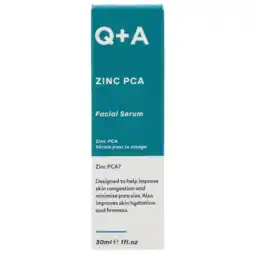 Holland & Barrett Q+A Zinc PCA Facial Serum - 30ml aanbieding