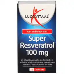 Holland & Barrett Lucovitaal Super Resveratrol, 100mg (30 Capsules) aanbieding