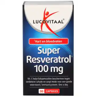 Holland & Barrett Lucovitaal Super Resveratrol, 100mg (30 Capsules) aanbieding