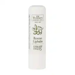Holland & Barrett De Tuinen Rescue Lippenbalsem SPF 15 - 4.8g aanbieding