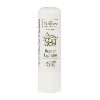 Holland & Barrett De Tuinen Rescue Lippenbalsem SPF 15 - 4.8g aanbieding