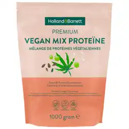 Holland & Barrett Holland & Barrett Premium Vegan Mix Proteïne Poeder - 1kg aanbieding