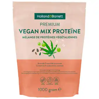 Holland & Barrett Holland & Barrett Premium Vegan Mix Proteïne Poeder - 1kg aanbieding