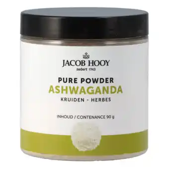 Holland & Barrett Jacob Hooy Ashwagandha Poeder - 90g aanbieding