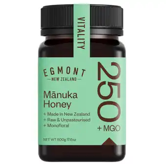 Holland & Barrett Egmont Honey Manuka Honey MGO 250+ - 500g aanbieding