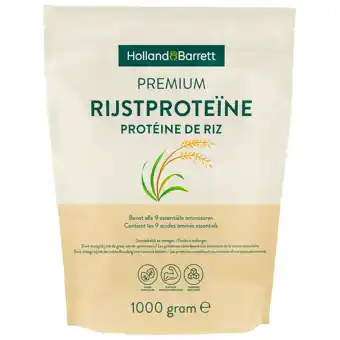 Holland & Barrett Holland & Barrett Premium Rijstproteïne Poeder - 1kg aanbieding