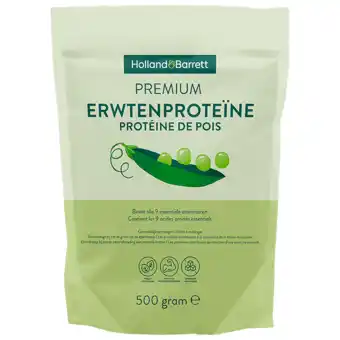Holland & Barrett Holland & Barrett Premium Erwtenproteïne Poeder - 500g aanbieding