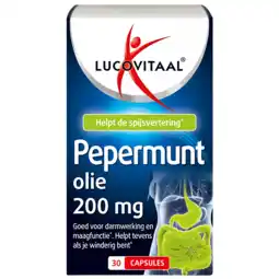 Holland & Barrett Lucovitaal Pepermunt Olie, 200mg (30 Capsules) aanbieding