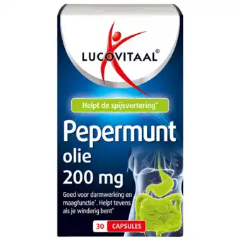 Holland & Barrett Lucovitaal Pepermunt Olie, 200mg (30 Capsules) aanbieding