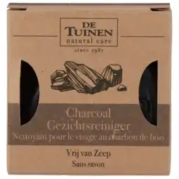 Holland & Barrett De Tuinen Houtskool Gezichtsreiniger Solid Bar aanbieding
