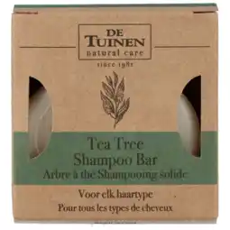 Holland & Barrett De Tuinen Tea Tree Shampoo Bar - 80 wasbeurten aanbieding
