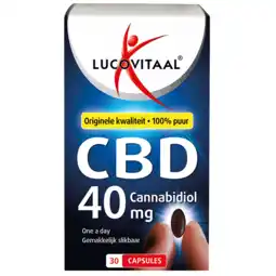 Holland & Barrett Lucovitaal CBD, 40mg (30 Capsules) aanbieding