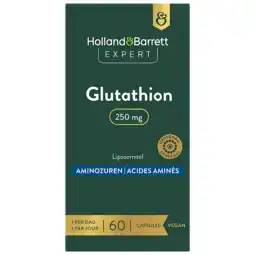 Holland & Barrett Holland & Barrett Expert Glutathion 250 mg Liposomaal - 60 capsules aanbieding
