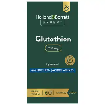 Holland & Barrett Holland & Barrett Expert Glutathion 250 mg Liposomaal - 60 capsules aanbieding