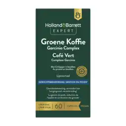 Holland & Barrett Holland & Barrett Expert Groene Koffie Garcinia Complex Liposomaal - 60 capsules aanbieding