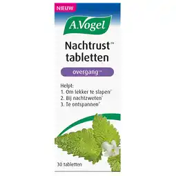 Holland & Barrett A. Vogel Overgang Nachtrust - 30 tabletten aanbieding