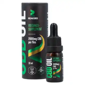 Holland & Barrett Reakiro CBD Oil 2000mg CBD (10ml) aanbieding