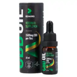 Holland & Barrett Reakiro CBD Oil 1500mg CBD (10ml) aanbieding