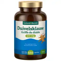Holland & Barrett Holland & Barrett Duivelsklauw 510 mg - 120 Capsules aanbieding