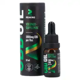 Holland & Barrett Reakiro CBD Oil 1000mg CBD (10ml) aanbieding