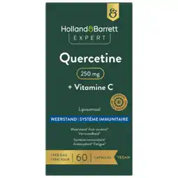 Holland & Barrett Holland & Barrett Expert Quercetine + Vitamine C 250 mg Liposomaal - 60 capsules aanbieding