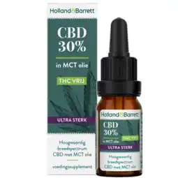 Holland & Barrett Holland & Barrett CBD 30% MCT (10ml) aanbieding