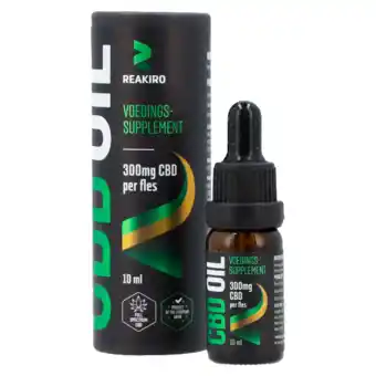 Holland & Barrett Reakiro CBD Oil 300mg CBD (10ml) aanbieding