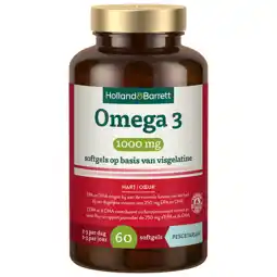 Holland & Barrett Holland & Barrett Omega-3 1000mg - 60 softgels aanbieding