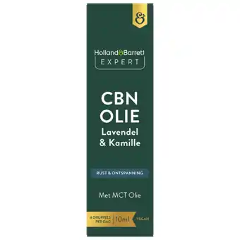 Holland & Barrett Holland & Barrett Expert CBN Olie Lavendel & Kamille - 10 ml aanbieding