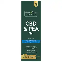 Holland & Barrett Holland & Barrett Expert CBD & PEA Liposomale Gel - 50ml aanbieding