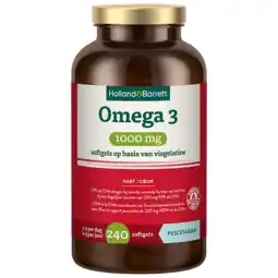 Holland & Barrett Holland & Barrett Omega-3 1000mg - 240 softgels aanbieding